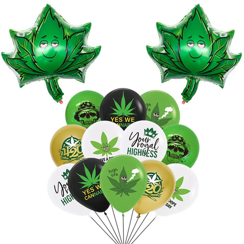 Foglia erba cannabis e - foglia, di