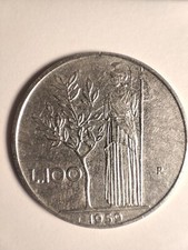 100 lire moneta - moneta, repubblica