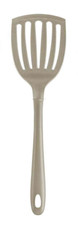 Paletta Forata da Fritto Cucina Manico con foro Colore Tortora - ABERT - 34,5 cm