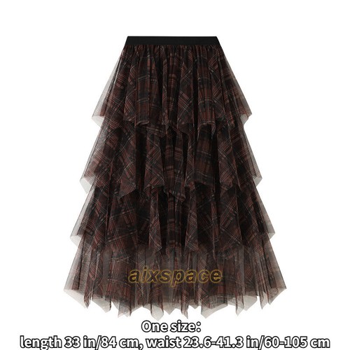 Gonna donna tulle quadri - donna,