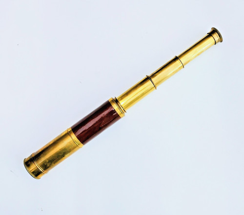 Telescopio vintage ottone - telescopio, a