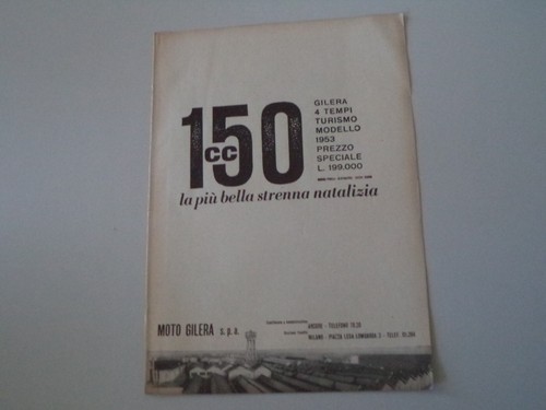 Advertising pubblicità 1953 - advertising,