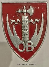 RSI OPERA BALILLA OB FIAMME BIANCHE DISTINTIVO DI REPARTO ESERCIZIO REPUBBLICANO