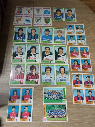Lotto figurine calciatori - figurine,