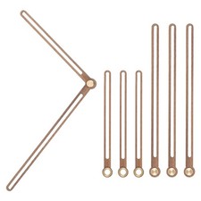 Kit Lancette Orologio, 4 Set di Parti di Mano Orologio in Legno per Orologio da 14 Pollici, D3