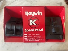 Pedali velocità KEYWIN vintage nuovi-vecchi-stock • senza ferramenta/pieghe.    (NJ)