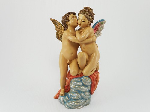 Statua coppia angeli - coppia, in