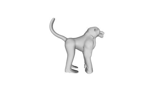 Printle animal baboon figura - animal, baboon--figura