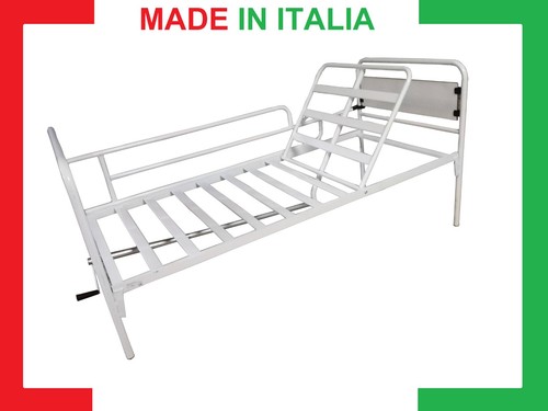 Letto degenza con schienale - letto,