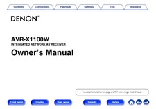 Denon AVR-X1100W Ricevitore