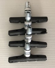 Coppia Pattini Freno Ant. + Post. V - Brake Bici Con Dado MTB / City Bike