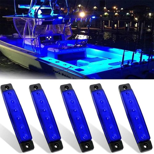 Luci navigazione blu led - 5,