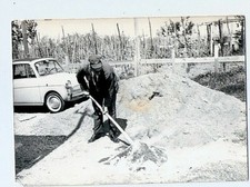 ANNI '50 BIANCHINA PANORAMICA TETTO APRIBILE RUOTE BIANCHE FOTO ORIGINALE AUTO