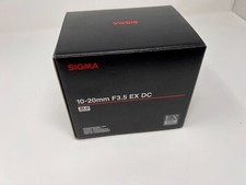 Sigma EX 10-20 mm f/3.5