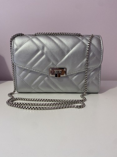 Borsa donna grigio argento - borsa,