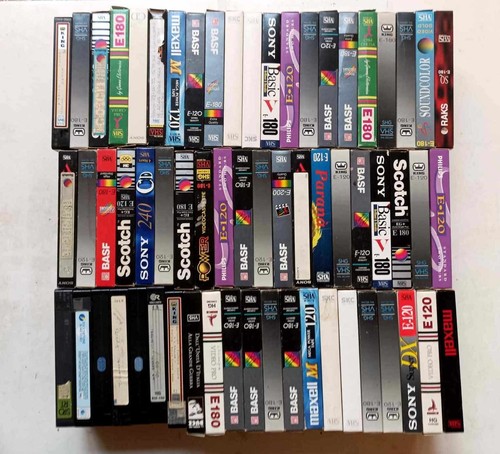 Lotto stock misto 62 vhs - misto, di