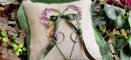 Cuscino porta fedi - cuscino,
