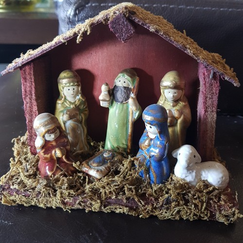 Natività presepe artigianale - presepe,
