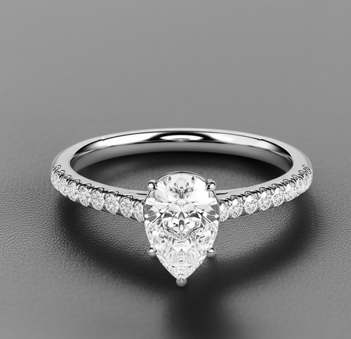 Anello cvd lab grown diamond - cvd,