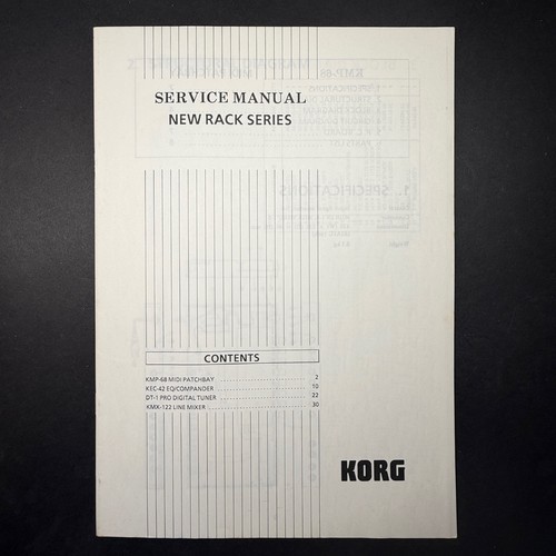 Vintage korg nuovo rack - nuovo, serie