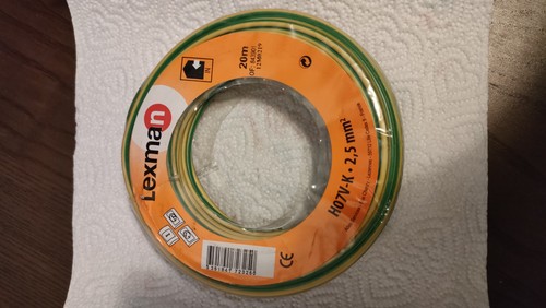 Cordina unipolare giallo verde - unipolare,