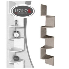 MENSOLA ANGOLARE IN LEGNO CON