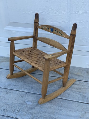 Sedia dondolo vintage - a,