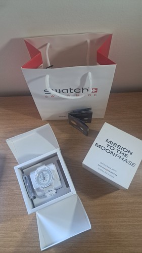 Swatchxomega snoopy moonphase - swatchxomega,