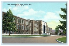 1923 Scuola statale per ciechi, Severne Hall, Batavia New York NY cartolina