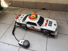 Grande Gioco Modellino Macchina Polizia Vintage Taiwan Giocattolo Vintage