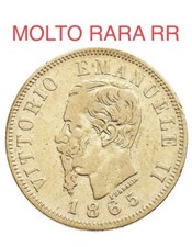 Moneta oro vittorio - moneta,