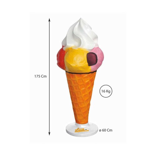 Cono gelato giagante per - cono,