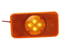 1x Arancione LED Laterali Luce