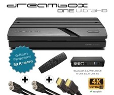 Dreambox One Ultra HD 2x DVB-S2X Multistream Sintonizzatore 4K 2160p E2 Linux