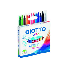 PASTELLI GIOTTO CERA 24 COLORI