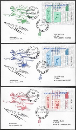 1998 italia postacelere - italia,