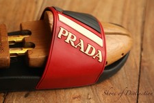 Sandali Prada neri rossi in