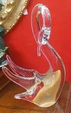Cigno In Vetro Artistico Di