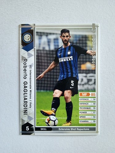 Card panini wccf 2017 - panini, 2017/18