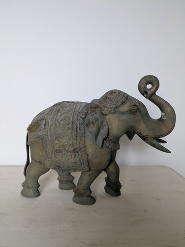Statua elefante bronzo - statua, di