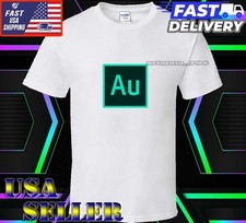 Nuova Maglietta Adobe Audition Software Logo T-Shirt Divertente Americana Unisex Taglia S-5XL