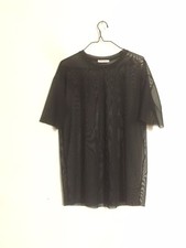 T-shirt Nera Trasparente Zara Trafaluc