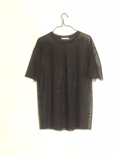 Shirt nera trasparente zara - t-shirt,