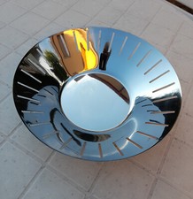 CIOTOLA PORTAPANE FRUTTA IN ACCIAIO 25X6,3H CM