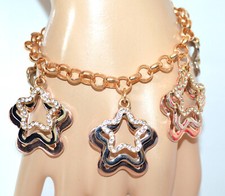 Bracciale donna dorato catena