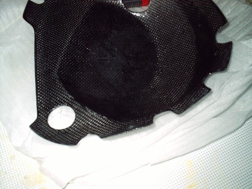 Cover carter frizione carbonio