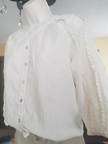 Camicia jill contadina panna - j,