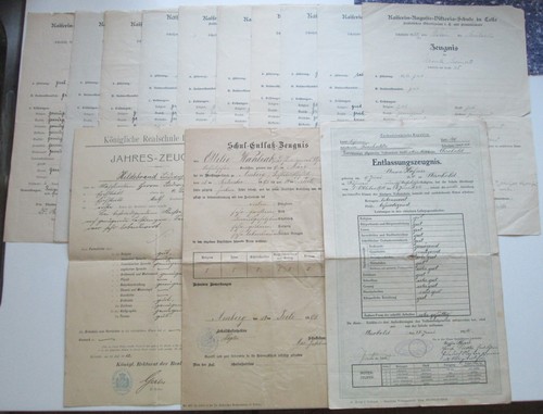 Germania lotto vari documenti