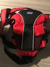 CHICCO MARSUPIO GO BABY CARRIER DOPPIA POSIZIONE DI TRASPORTO 0MESI+  ROSSO NERO