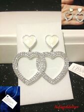 Orecchini Donna Pendenti Madreperla SWAROVSKI ORIGINALI Argento Gioielli Oro New